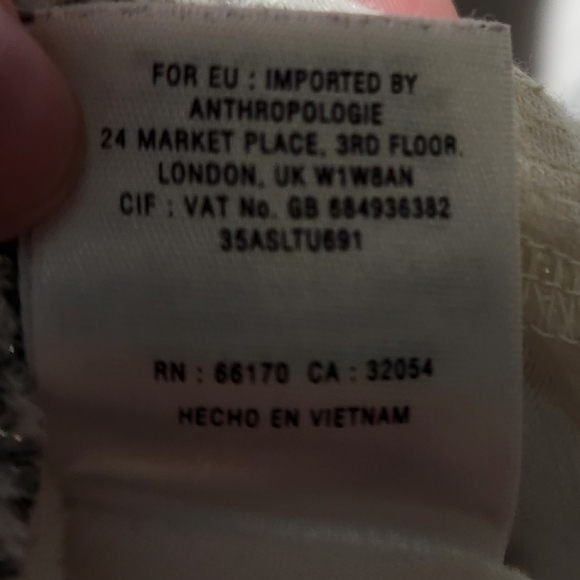 Really Pretty Anthropology Boho Lace Hem Sweater - Picture 3 of 4